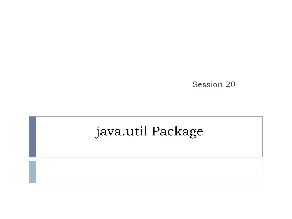 PPT java.util Package PowerPoint Presentation, free download ID4574380