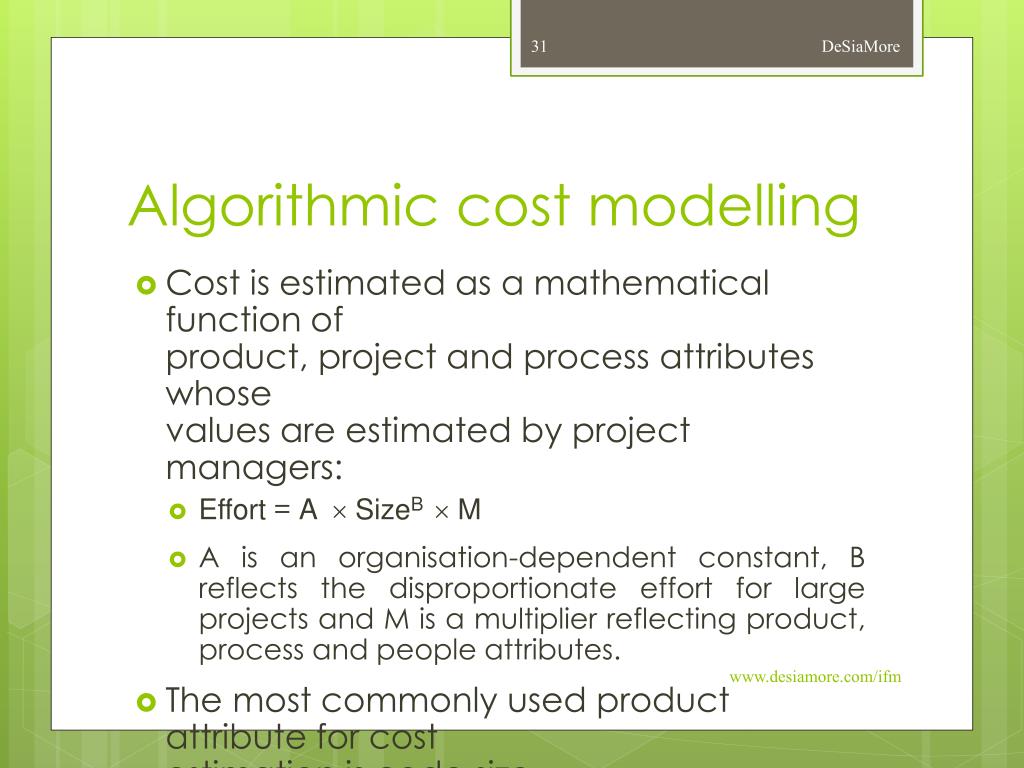 PPT Software cost estimation PowerPoint Presentation, free download