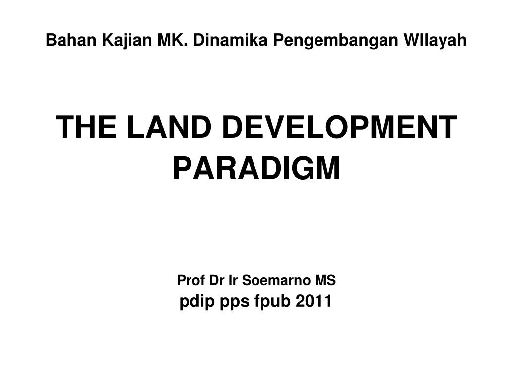 PPT Land Development PowerPoint Presentation, free download ID4574755