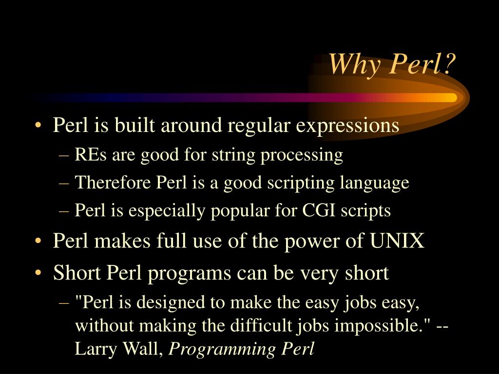 PPT Perl PowerPoint Presentation, free download ID4580140