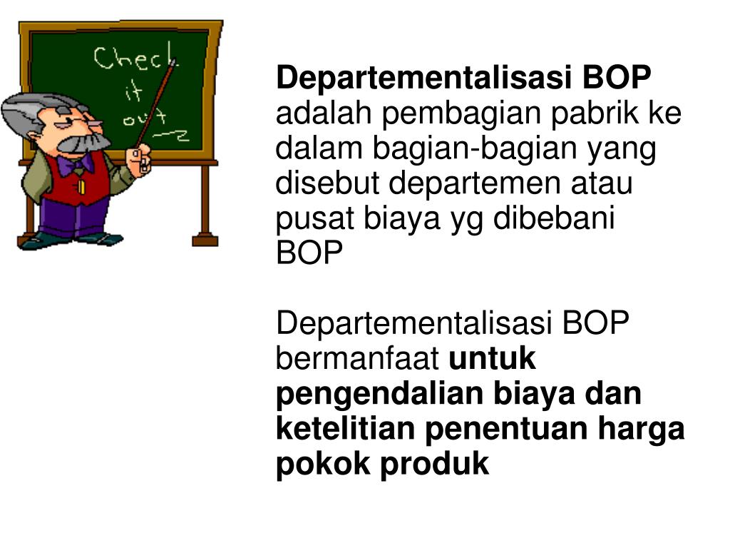 PPT DEPARTEMENTALISASI BIAYA OVERHEAD PABRIK PowerPoint Presentation