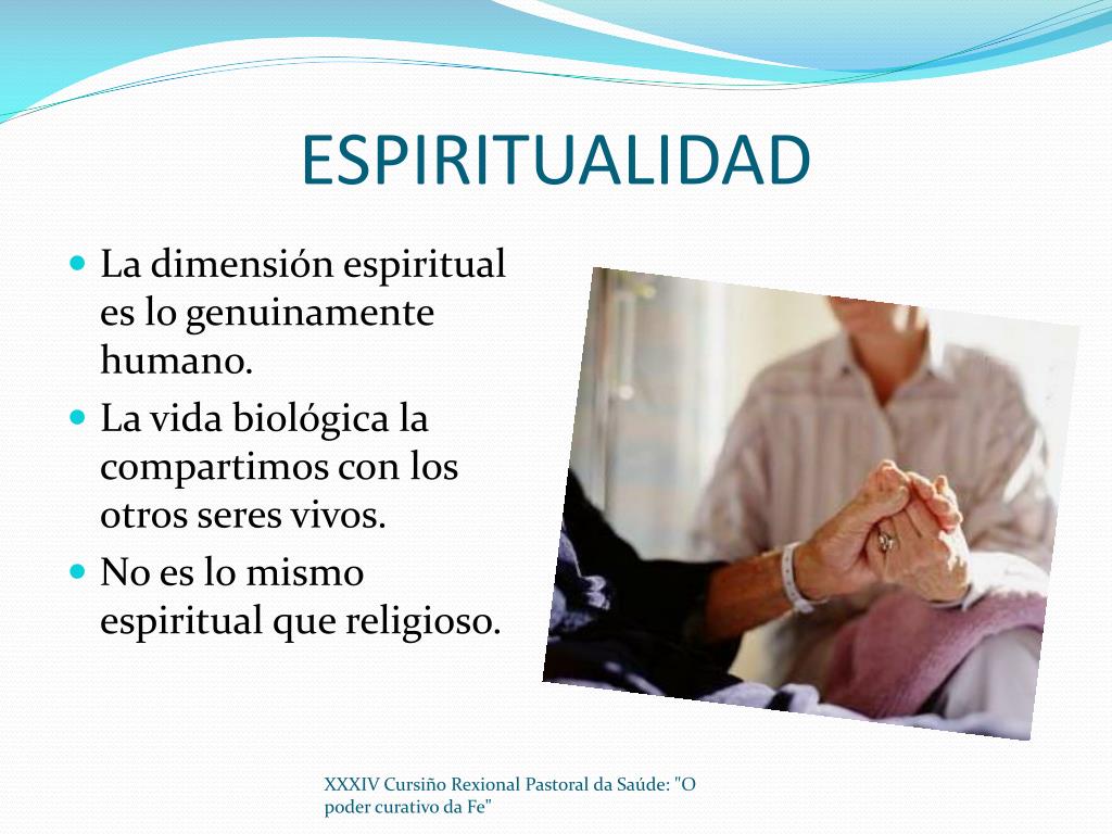 PPT La Espiritualidad y la Fe en una Unidad de Cuidados Paliativos