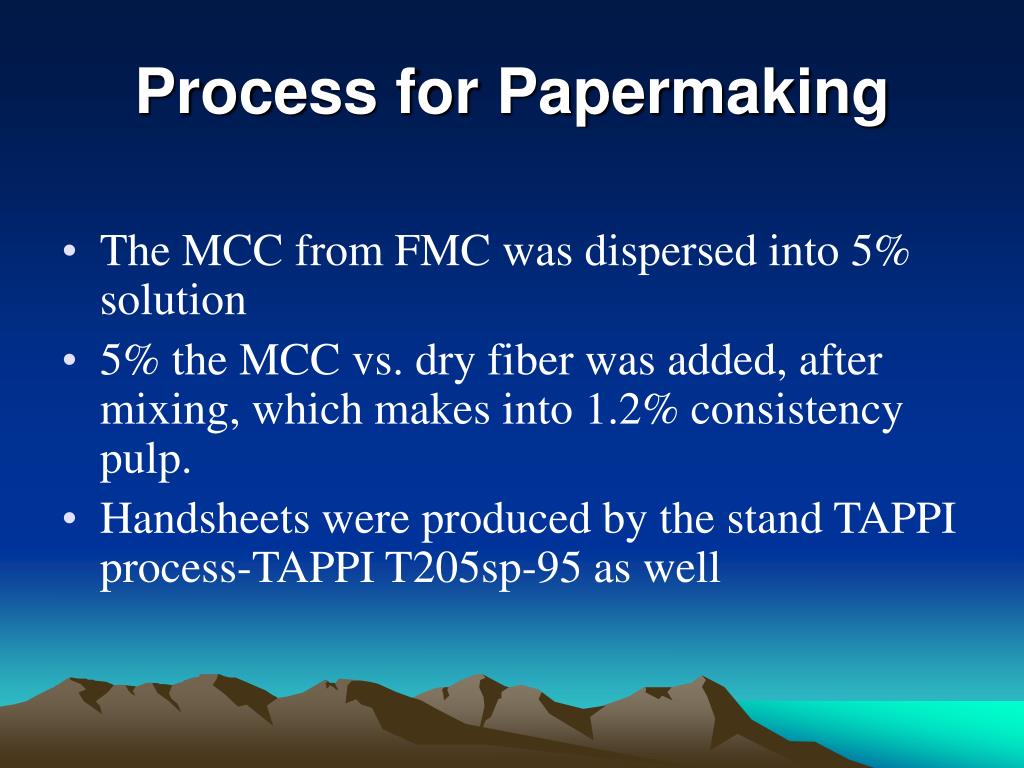 PPT Microcrystalline Cellulose (MCC) for Papermaking and Surface