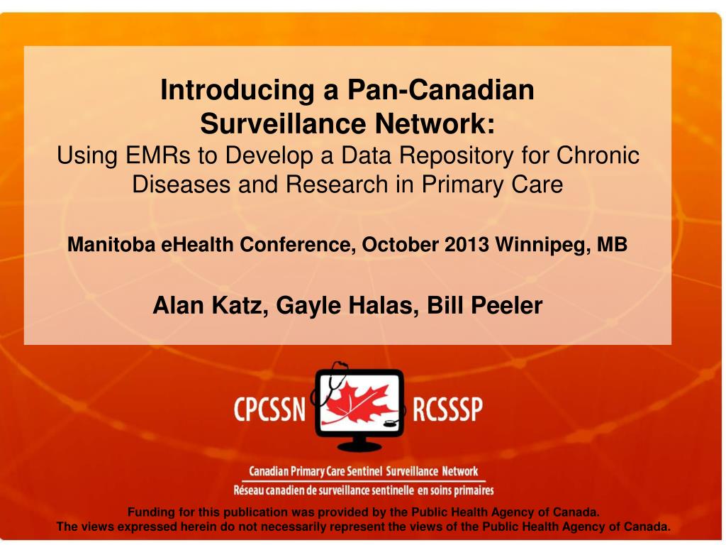 PPT Introducing a PanCanadian Surveillance Network PowerPoint