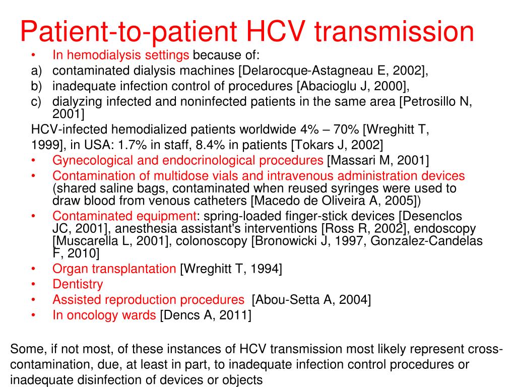 PPT Routes of transmission of HCV PowerPoint Presentation