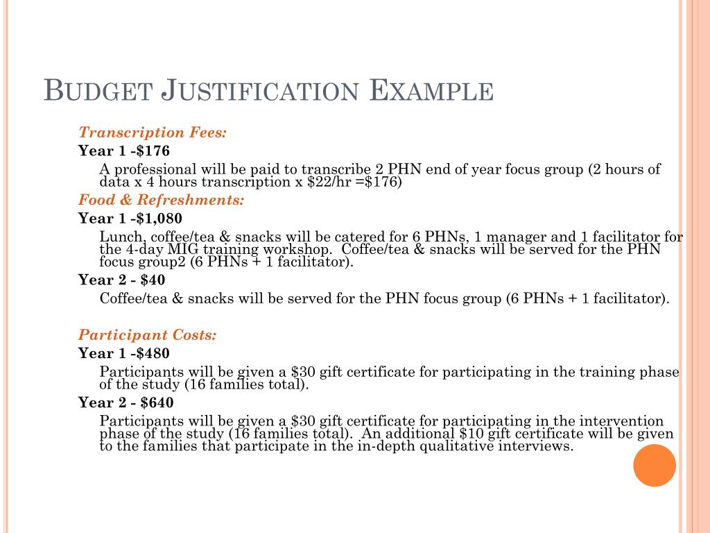 PPT Creating a Realistic Budget and Budget Justification February 8