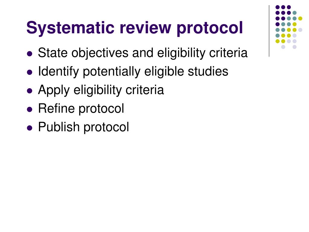 PPT SYSTEMATIC REVIEWS AND METAANALYSIS PowerPoint Presentation