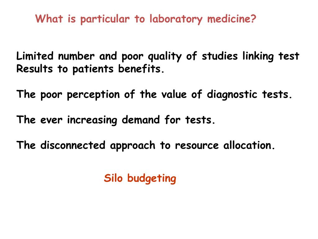 PPT EVIDENCE BASED LABORATORY MEDICINE PowerPoint Presentation, free