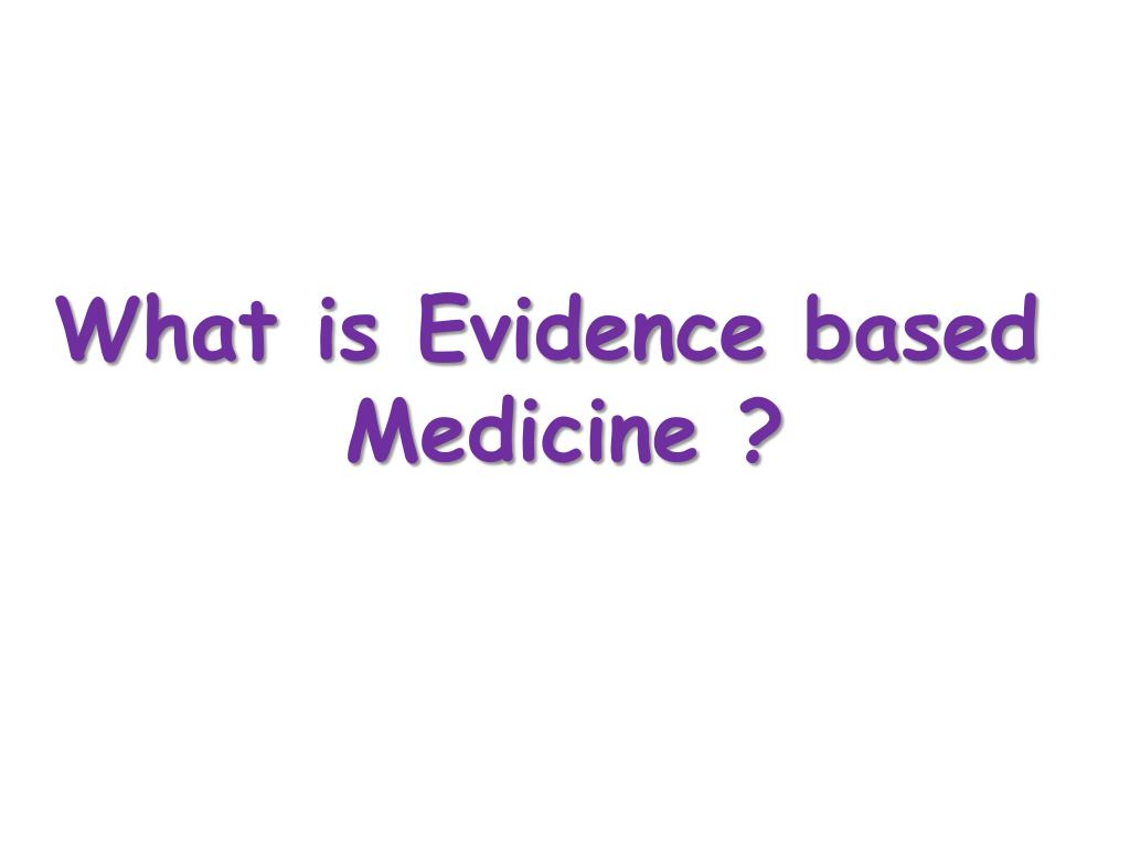 PPT EVIDENCE BASED LABORATORY MEDICINE PowerPoint Presentation, free