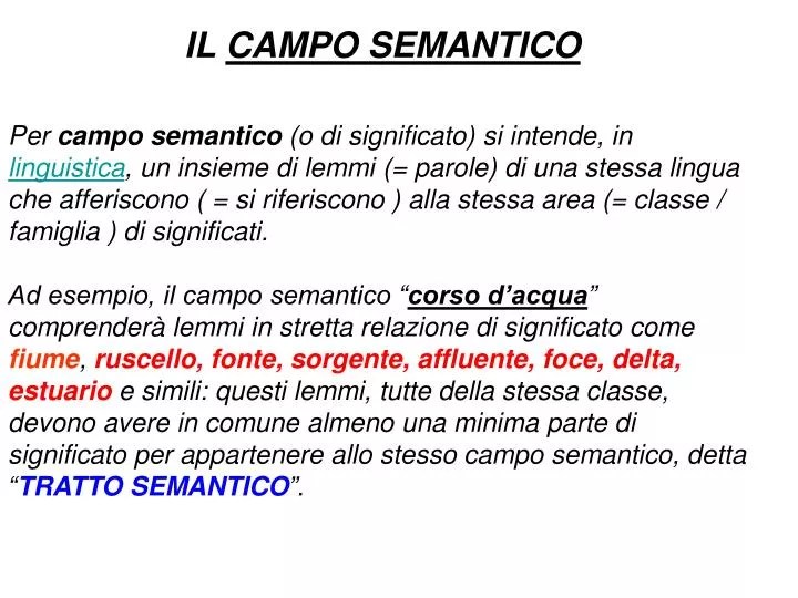 Ppt - Il Campo Semantico Powerpoint Presentation, Free Download - Id:4591143 540_x_720_jpg