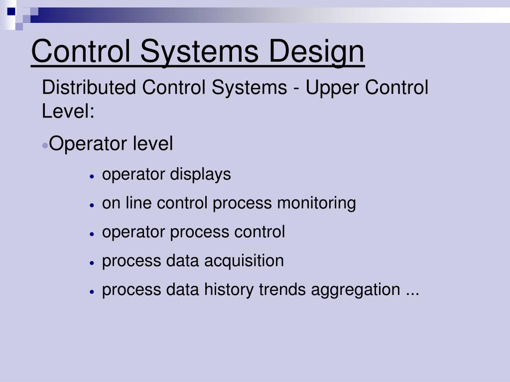 PPT Control Systems Design PowerPoint Presentation, free download