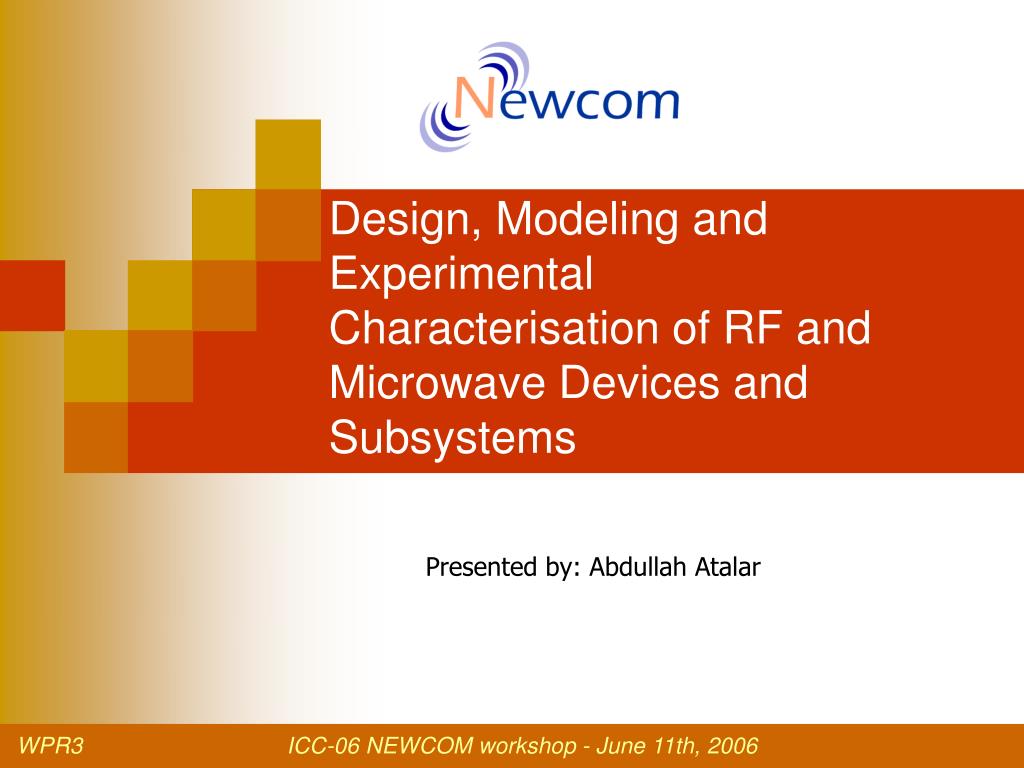 PPT Design, Modeling and Experimental Characterisation of RF and