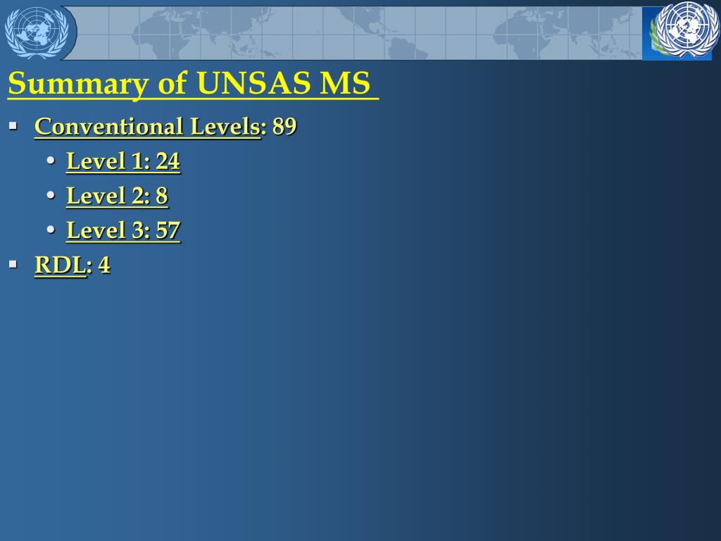 PPT UNITED NATIONS STANDBY ARRANGEMENTS SYSTEM (UNSAS) PowerPoint