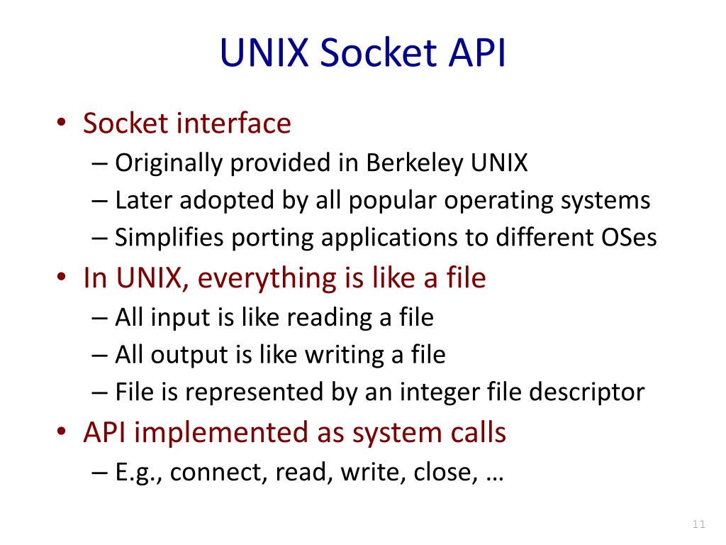 PPT UNIX Sockets PowerPoint Presentation, free download ID4600959