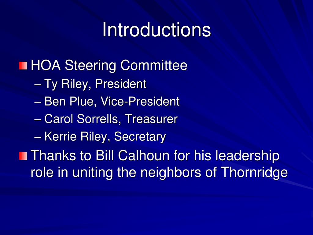 PPT Thornridge Subdivision PowerPoint Presentation, free download