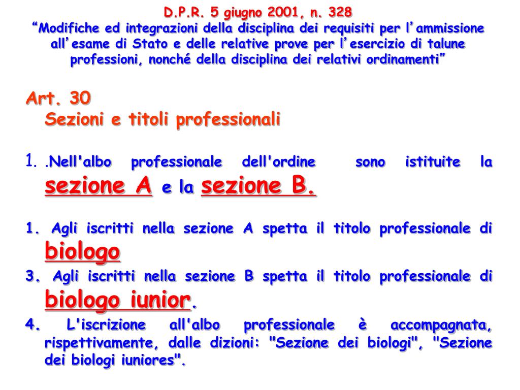 PPT Il ruolo del Biologo nel laboratorio di analisi cliniche