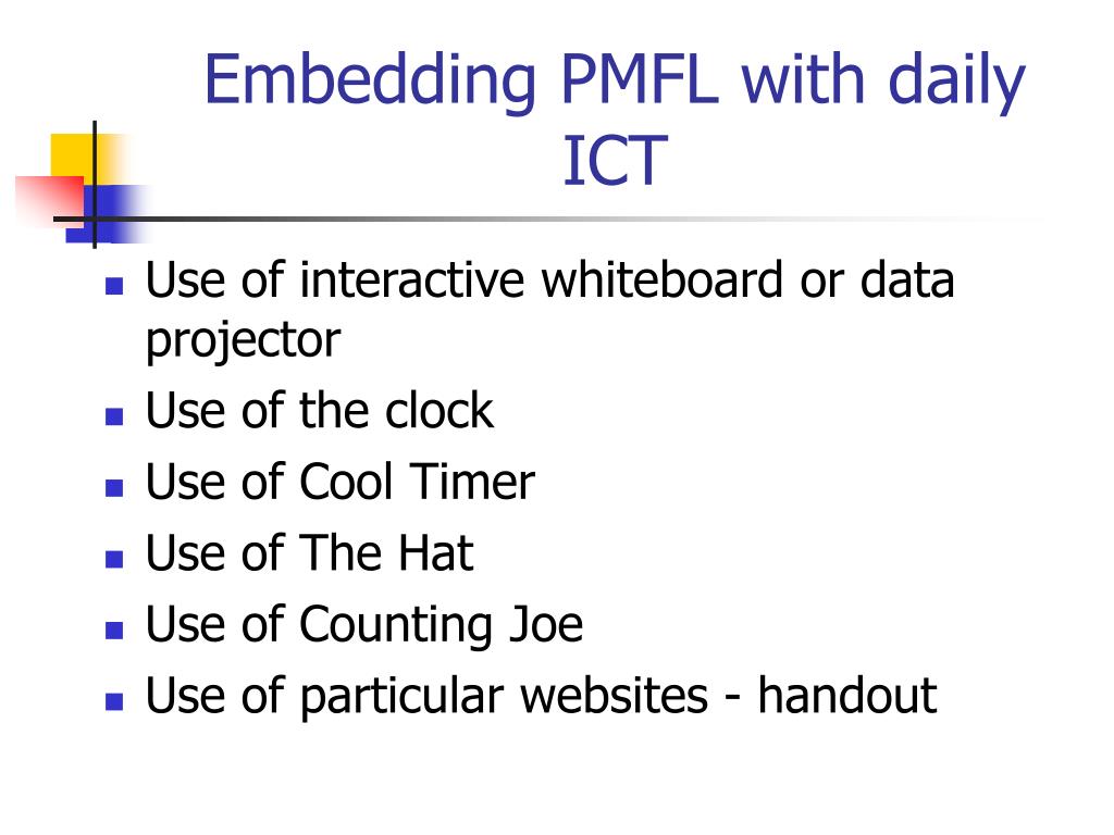 PPT Embedding PMFL into classroom practice PowerPoint Presentation