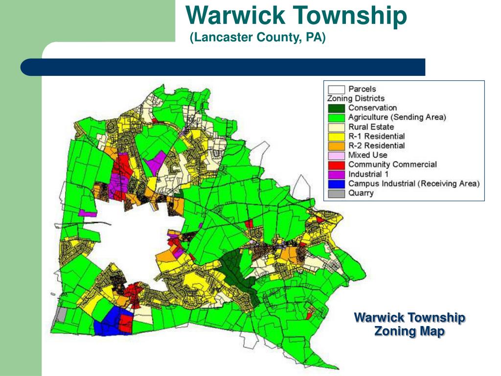 PPT Warwick Township’s TDR Program (Lancaster County, PA) PowerPoint