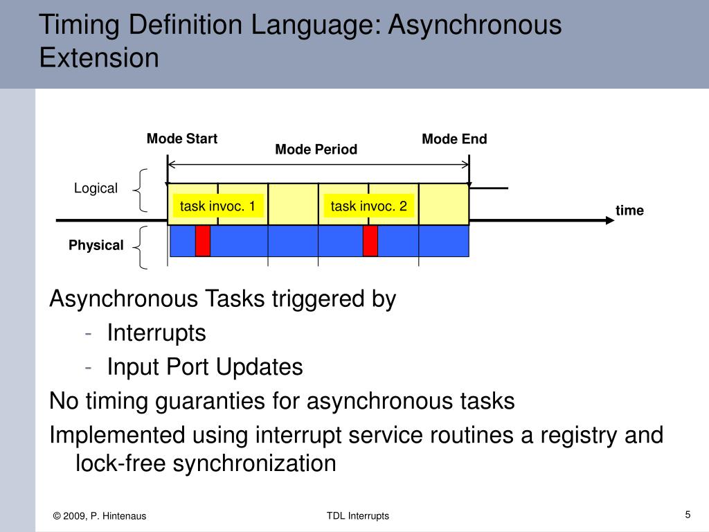 PPT Extending the Timing Definition Language with High Priority