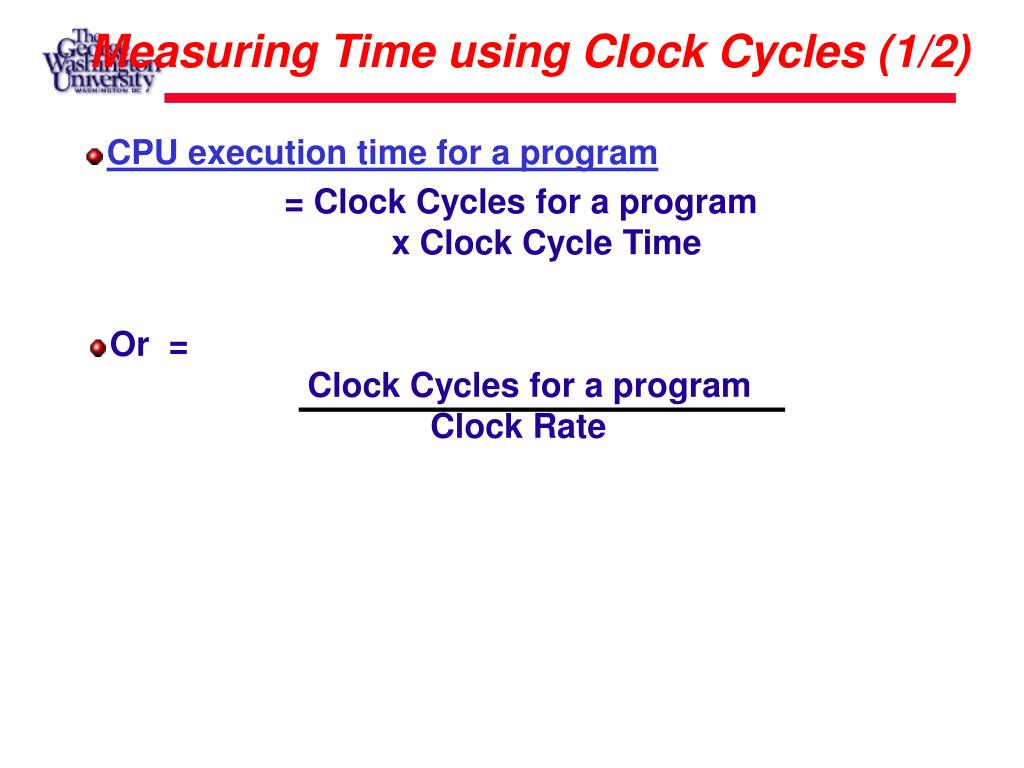 PPT Csci 136 Computer Architecture II CPU Performance PowerPoint Presentation ID4604444