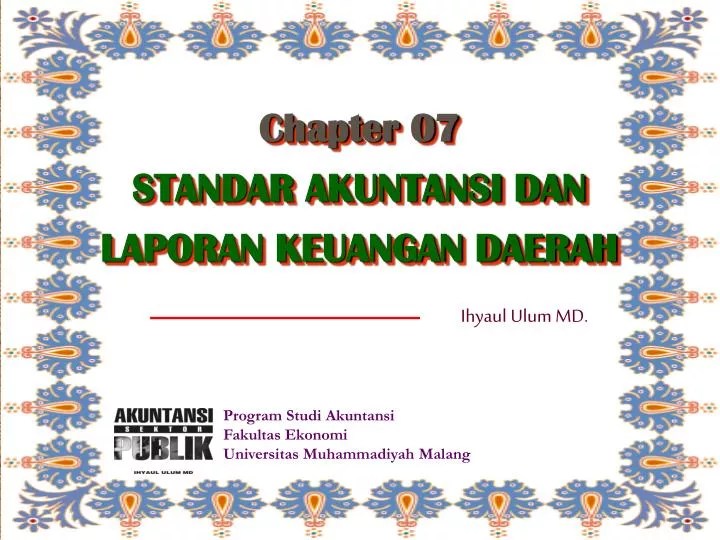 Laporan Keuangan Perguruan Tinggi Muhammadiyah Seputar Laporan