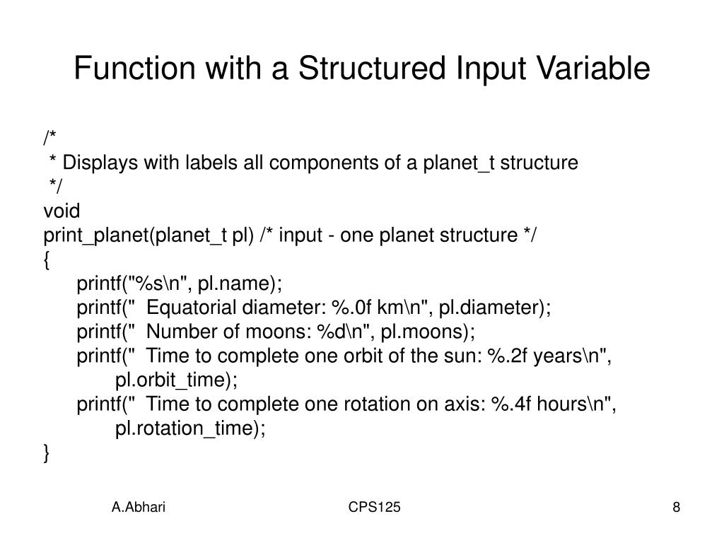PPT User_defined Structure Type PowerPoint Presentation, free