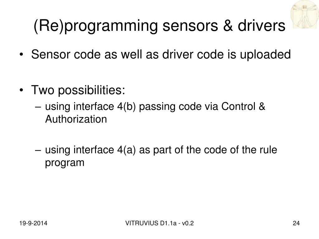 PPT VITRUVIUS D1.1a Architecture and Interfaces PowerPoint