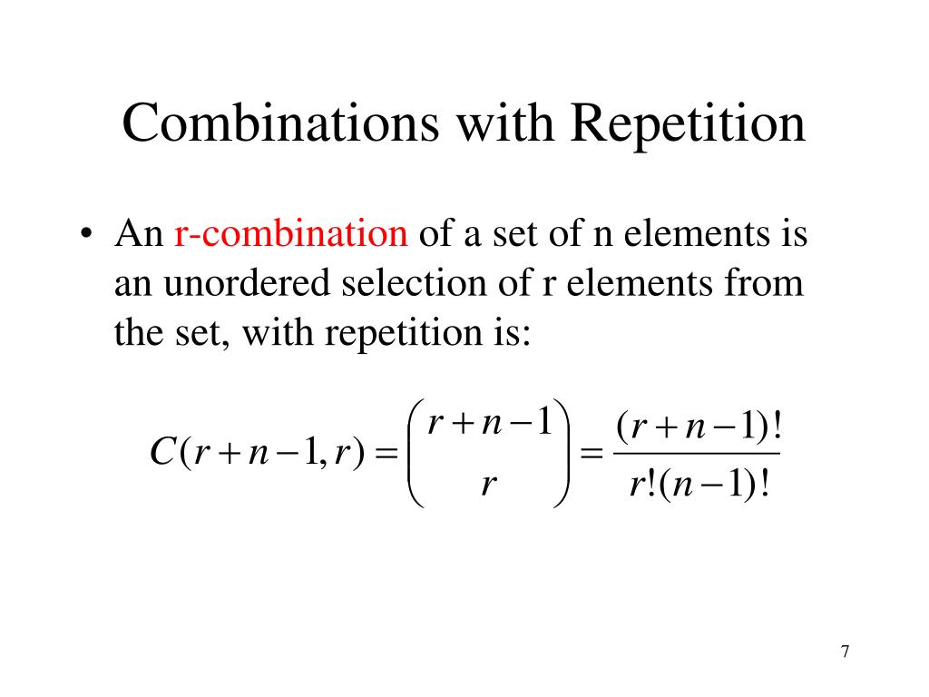 Combinations Calculator With Repetition at Gloria Hunt blog