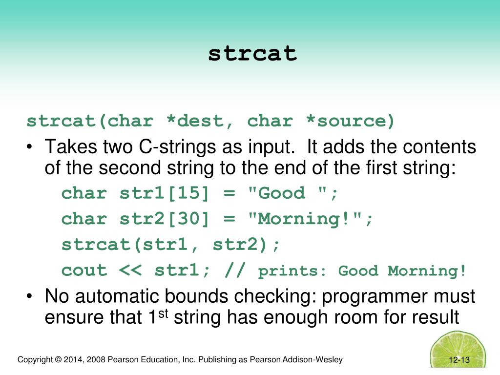 PPT Chapter 12 More on CStrings and the string Class PowerPoint