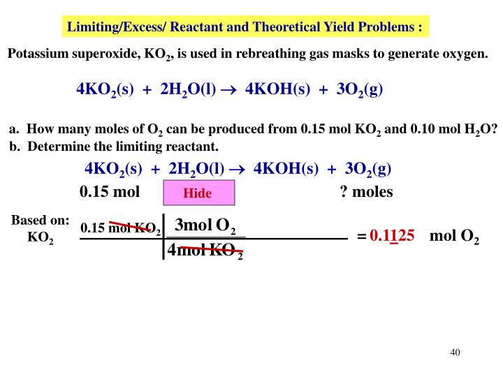 PPT STOICHIOMETRY TUTORIAL PowerPoint Presentation ID4611263
