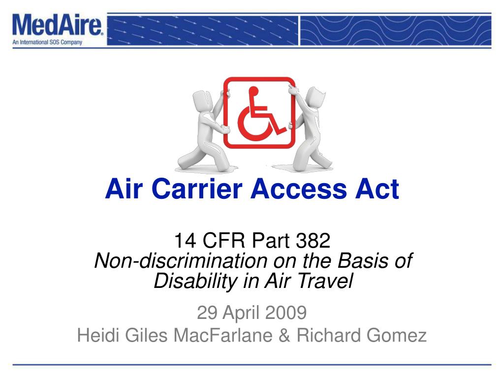 PPT Air Carrier Access Act PowerPoint Presentation, free download