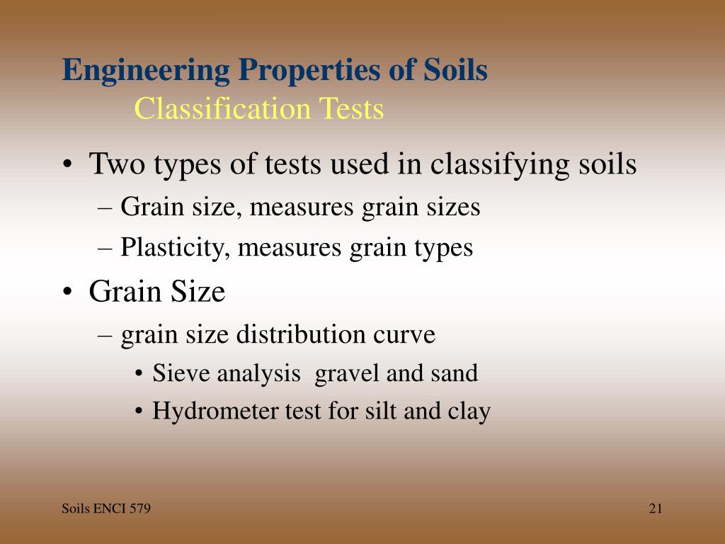 PPT Engineering Properties of Soils Soil Types PowerPoint