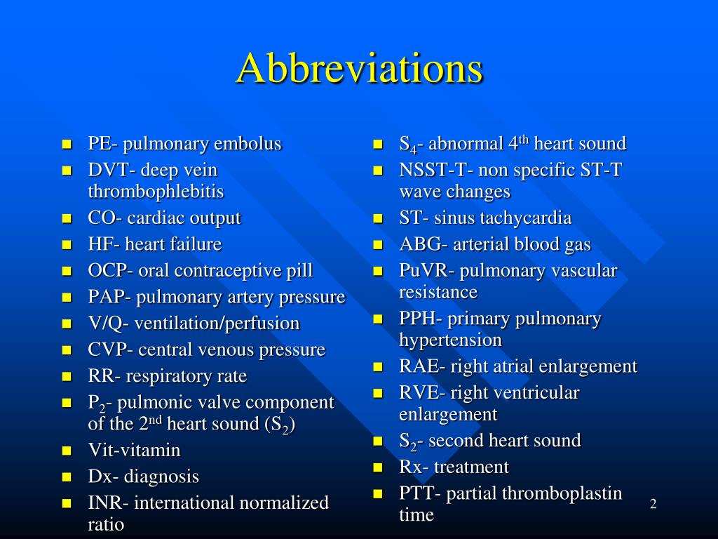 PPT Diseases of the Pulmonary Circulation PowerPoint Presentation