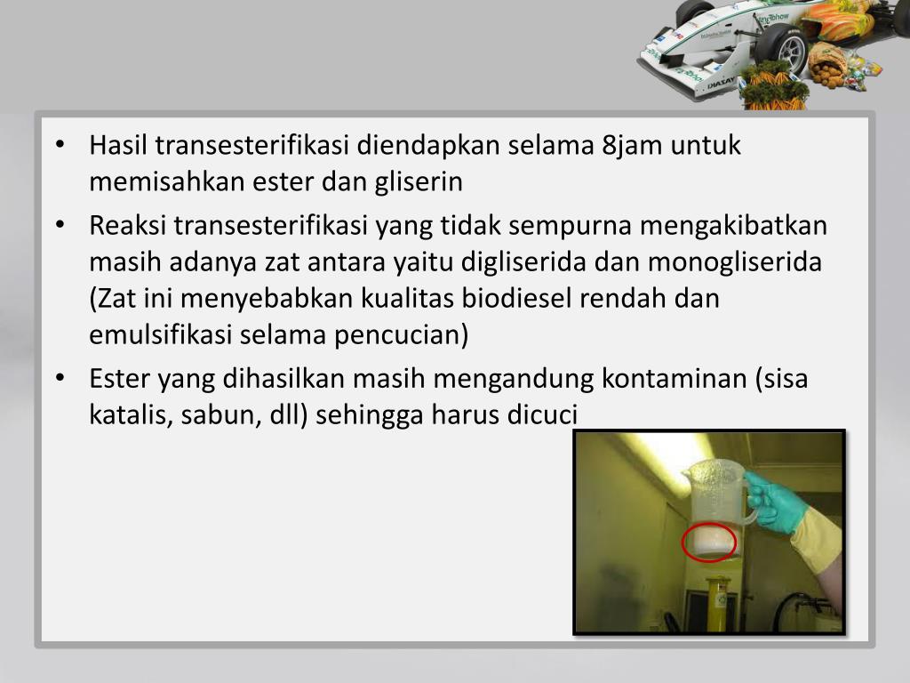 PPT Alat dan Mesin Pengolahan Biodiesel dan Bioethanol PowerPoint Presentation ID4616727