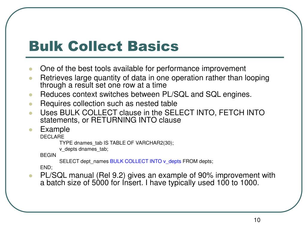 PPT PL/SQL Tuning Case Study Sydney Oracle Meetup PowerPoint