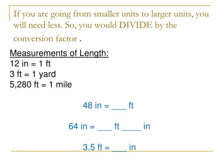 PPT Customary & Metric Measurement PowerPoint Presentation ID4618445