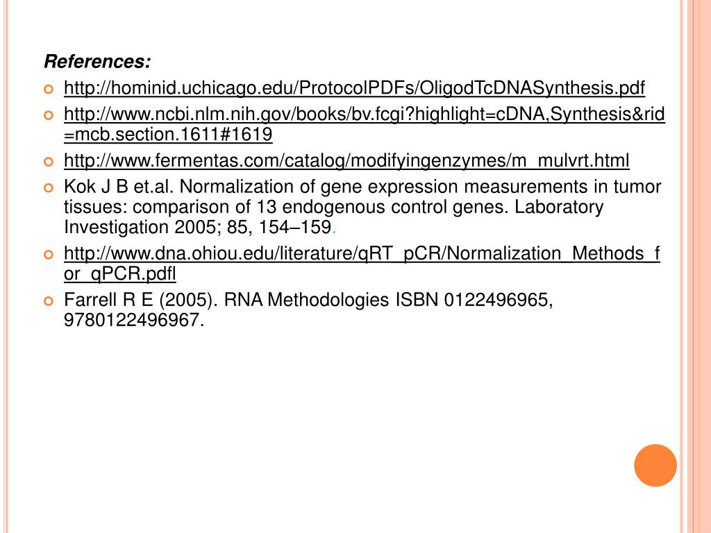 PPT cDNA SYNTHESIS PowerPoint Presentation, free download ID4620532