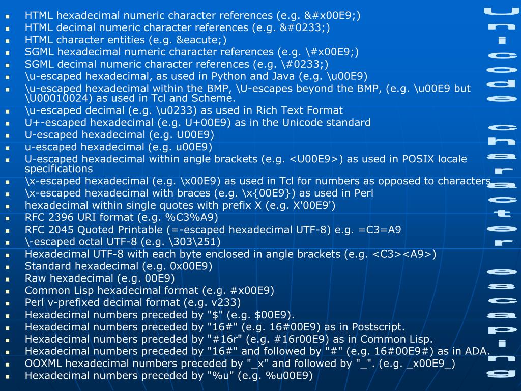 PPT Charset, i18n PHP, Javascript e MySQL PowerPoint Presentation