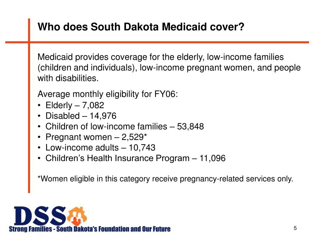 PPT South Dakota Medicaid Overview for CMS, Tribes and the Aberdeen Area IHS PowerPoint