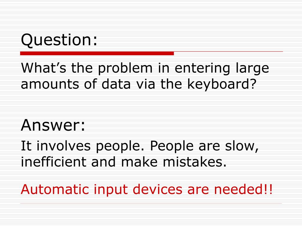 PPT Hardware, Software & Automatic input devices PowerPoint