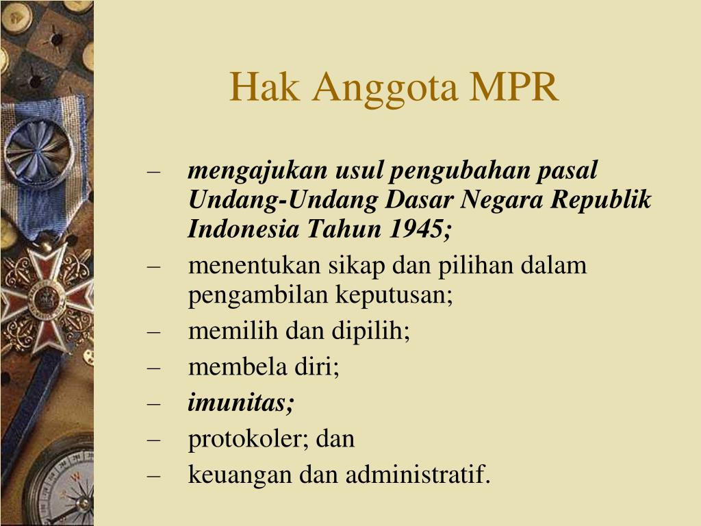 PPT MPR, DPR dan DPRD PowerPoint Presentation, free download ID4625299