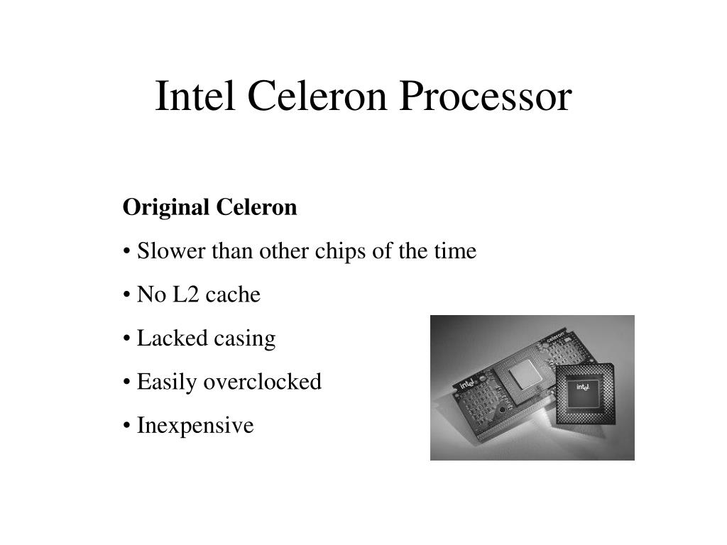 PPT Intel Celeron Processor PowerPoint Presentation, free download