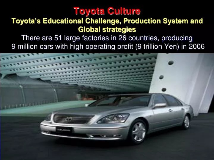 PPT Toyota Culture PowerPoint Presentation ID4631690