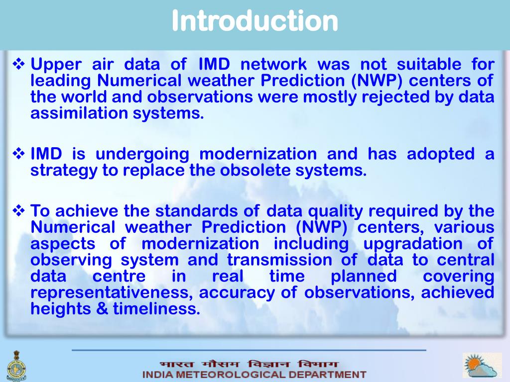 PPT Upgradation of Indian Radiosonde network Performance & Future