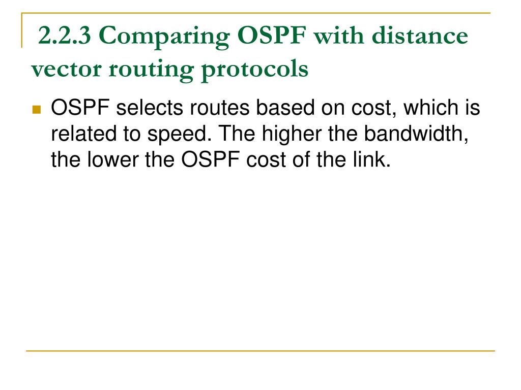PPT Single Area OSPF PowerPoint Presentation, free download ID4633603