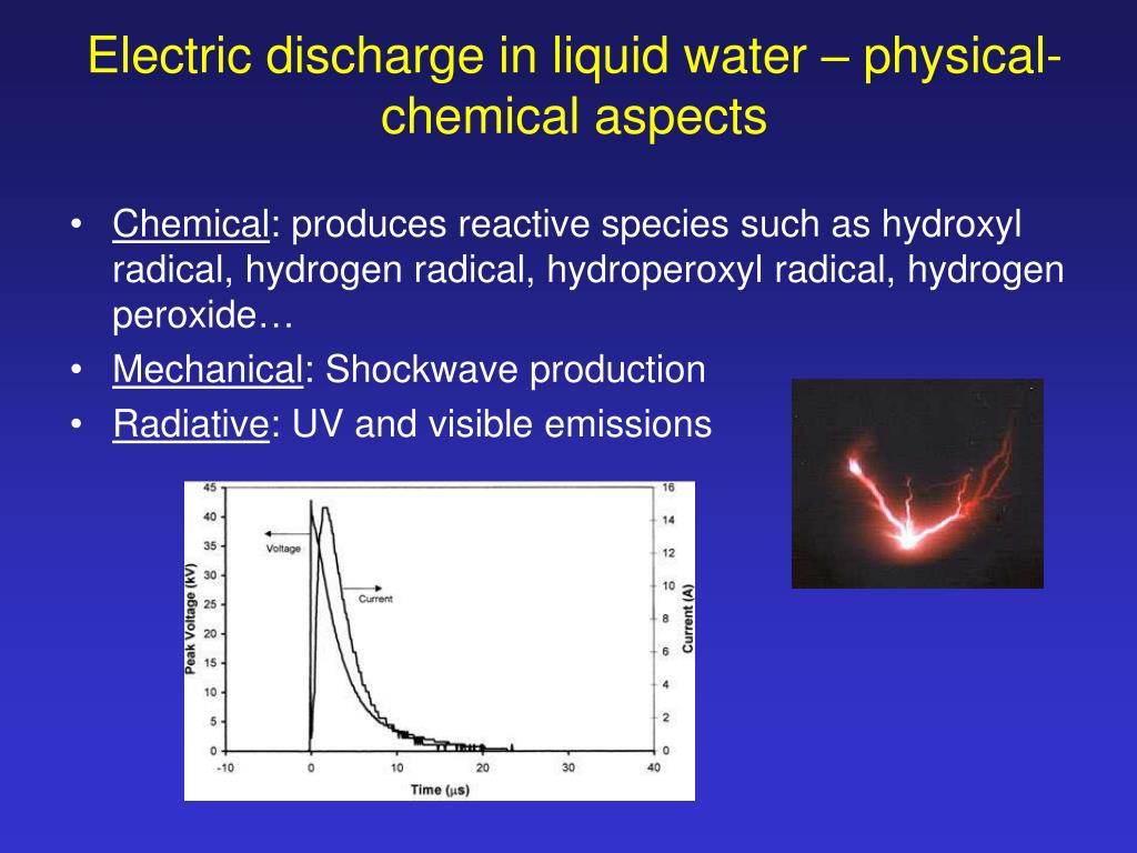 PPT Electrical Discharges in Liquid Water PowerPoint Presentation