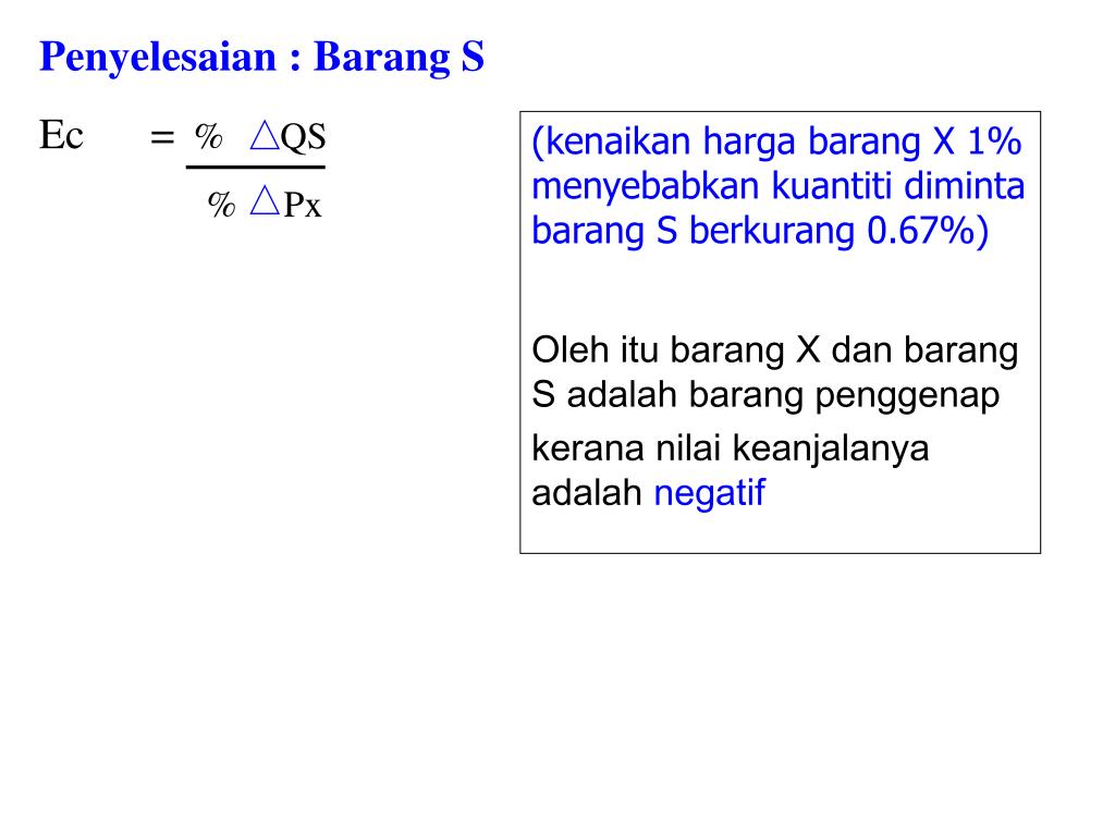 PPT BAB 3 KEANJALAN PERMINTAAN DAN PENAWARAN PowerPoint Presentation