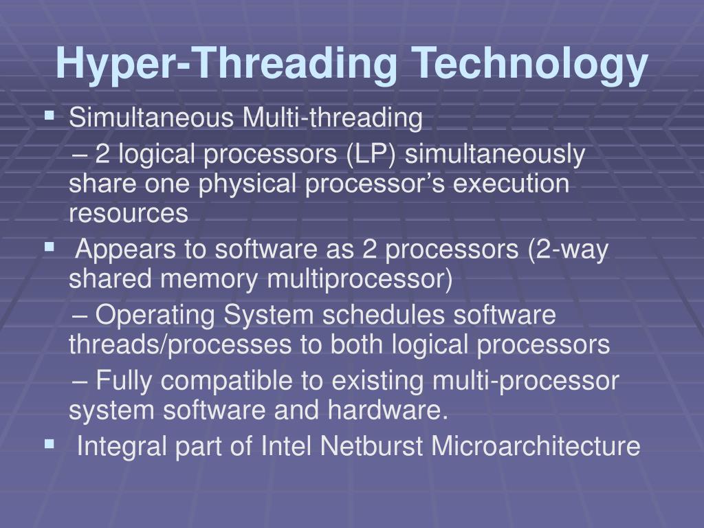 PPT HyperThreading Technology Naim Aksu Boğaziçi University Computer