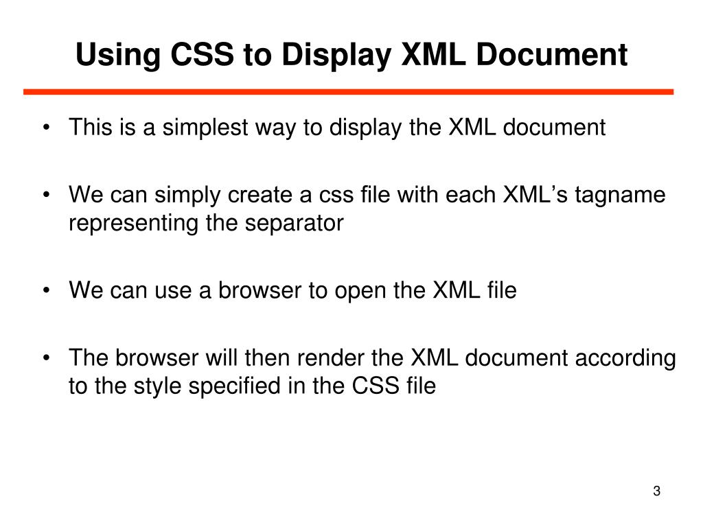 PPT Displaying XML Document PowerPoint Presentation, free download
