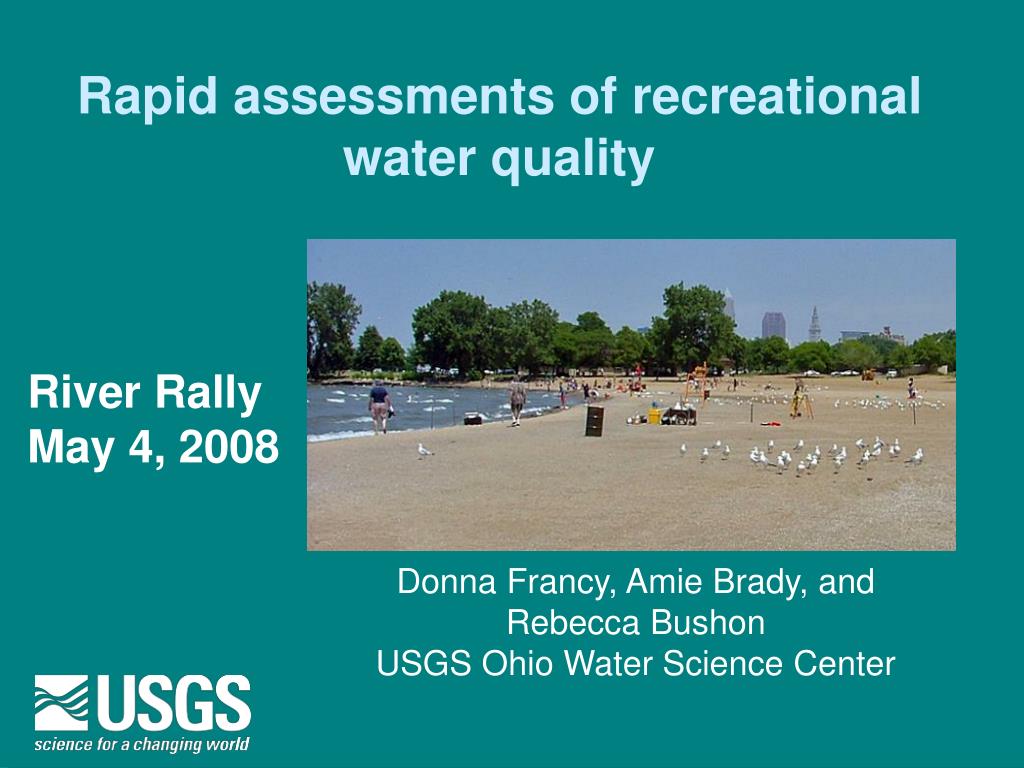 PPT Rapid assessments of recreational water quality PowerPoint